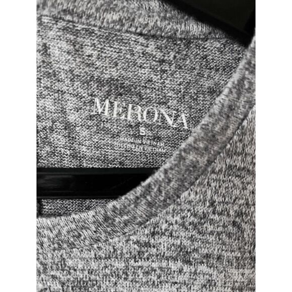 Merona Womens Sleeveless Crew Neck Muscle Tank Top Grey Sz S - Picture 4 of 5